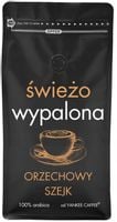 Kawa ziarnista 1kg ŚWIEŻO PALONA 100% Arabica smakowa ORZECHOWA Do ekspresu