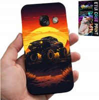 ETUI DO SAMSUNG A5 2017 - MONSTERTRUCK, CIĘŻARÓWKA, WZORY + SZKŁO