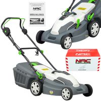 KOSIARKA ELEKTRYCZNA NAC LE18-42-PB-KC MOC 1800 W 42 CM 11 POZYCJI KOSZENIA