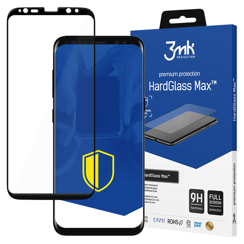 samsung galaxy s8/s9 - 3mk hardglass max black na Arena.pl