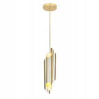 Lampa Sufitowa LIBRA Złoty Tuby 6xE14 12x85cm Lampa Wisząca Do Salonu Dom