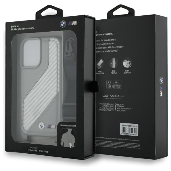 Etui BMW do iPhone 16  6.1"", Szary zdjęcie 7