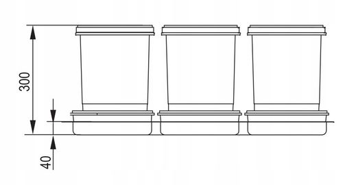 Kosze do segregacji odpadów / Pojemniki na odpady REJS 80 na Arena.pl
