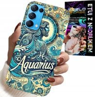 ETUI DO OPPO FIND X3 LITE - ZNAK ZODIAKU, WODNIK, ASTRONOMIA PLECKI