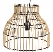 Lampa sufitowa bambusowa ażurowy klosz boho E27 Bambus Eco Żyrandol