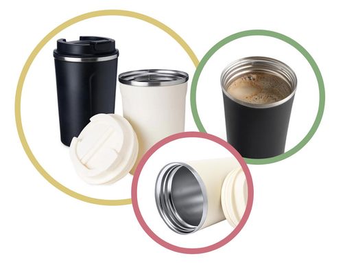 Kubek Termiczny Premium z Nadrukiem NA KAWĘ PROBLEMS COFFEE 350ml KT_094 na Arena.pl