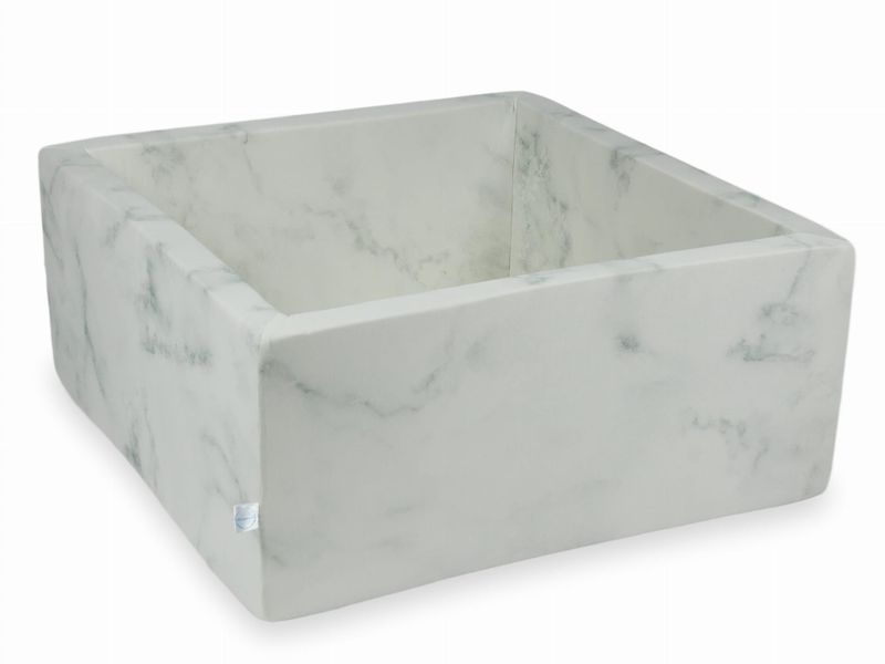 Suchy basen 90x90x40 marmur bez piłeczek zdjęcie 1