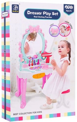 INTERAKTYWNA TOALETKA DLA DZIEWCZYNKI KSIĘŻNICZKI TABORET SUSZARKA ZDZ7938 na Arena.pl