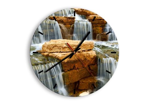 Zegar Ścienny - Kaskada Wodna - 30X30 Cm - C3Ar30X30-0122 na Arena.pl