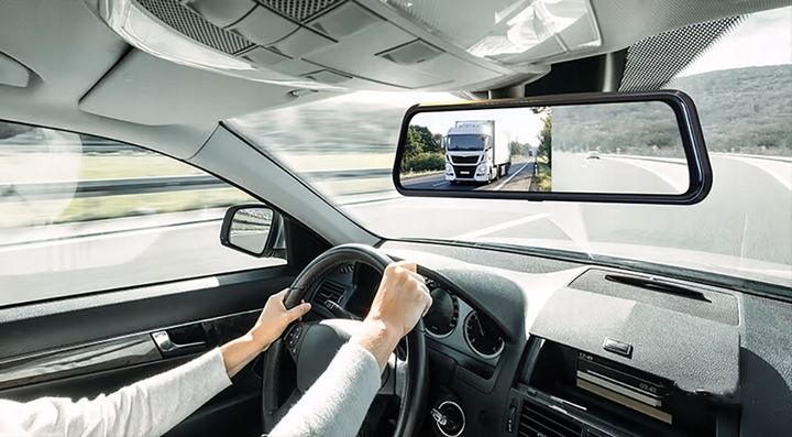 KAMERA SAMOCHODOWA WIDEO REJESTRATOR JAZDY W LUSTERKU WIDEOREJESTRATOR M PL zdjęcie 12