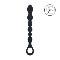 levelz beaded snake czarna sonda silikonowa z uchwyt loop