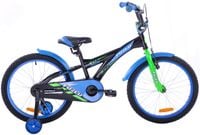 Rower dziecięcy 20 Fuzlu Eco czarno-niebieski