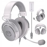 Słuchawki nauszne Endorfy Viro Plus USB Onyx White