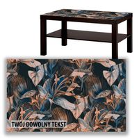 BLAT SZKLANY IKEA LACK Rośliny z Twoim napisem 90x55cm 042a