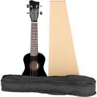 Ukulele Sopranowe Castelo UK-U1 Drewniane Czarne + Pokrowiec NOWE