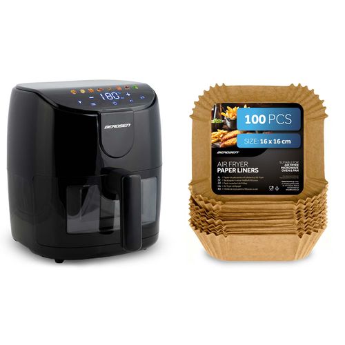 Papier do pieczenia wkładki do frytkownicy 16 cm Berdsen - 100 szt na Arena.pl