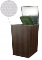 Obudowa na śmietnik do ogrodu z technorattanu RD07