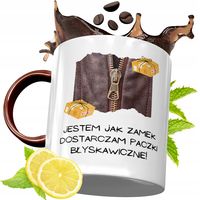 Kubek Bordowy Dla Kuriera Na Urodziny Prezent Z Nadrukiem Ze Zdjęciem