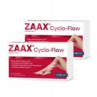 ZESTAW 2x ZAAX CYCLO-FLOW 30 kaps na ciężkie nogi ruszczyk TANIEJ 5zł