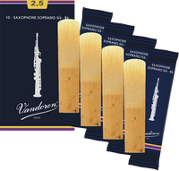 Stroik saksofon sopranowy sopran 2,5 Vandoren Classic Blue SR2025 4 szt.