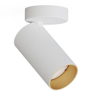 Lampa sufitowa regulowana Mono 7771 1-punktowa do garderoby biała