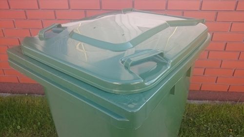 POJEMNIK KOSZ KUBEŁ 240L NA ŚMIECI ODPADY ZIELONY na Arena.pl