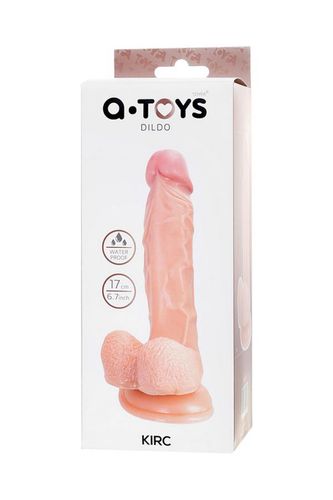 realistic dildo a-toys by toyfa kirc, tpe, nude, 17 cm na Arena.pl