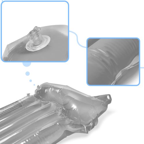 Materac Dmuchany Plażowy Do Pływania Na Basen Wodę Bestway 44013 Szary 90Kg na Arena.pl