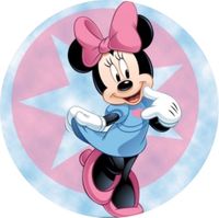 Opłatek na tort Urodziny Myszka Miki Mini Myszki Roczek