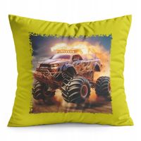 PODUSZKA ŻÓŁTA PREZENT - AUTO MONSTER TRUCK
