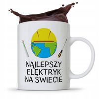 Kubek Prezent Dla Elektryka Najlepszy Elektryk Z Nadrukiem Ze Zdjęciem