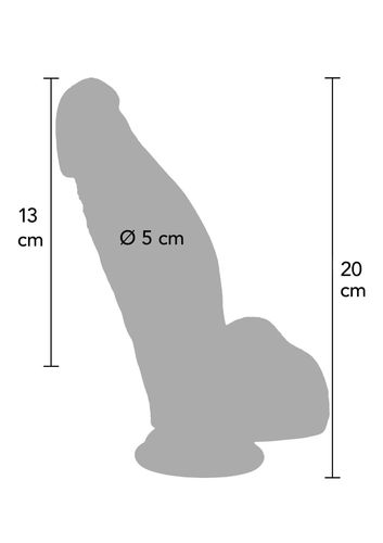 Ultra Realistic Dildo Silicone 18 Cm na Arena.pl