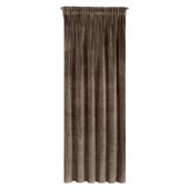 Zasłona gotowa na taśmie VILLA 140x270 Eurofirany brązowy