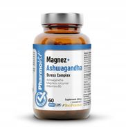 Magnez + Ashwagandha Stress Complex 60 vege kaps | Clean Label Pharmovit
