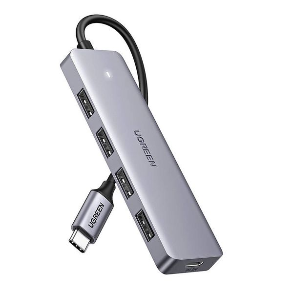 Hub USB-C UGREEN CM219 4x USB 3.0 5Gbps do laptopa zdjęcie 1