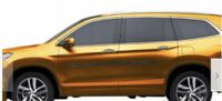 Honda Pilot - Listwy CZARNE Boczne Drzwi