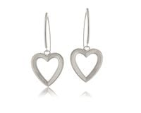 kolczyki posrebrzane serca (p24/lat/36ag)