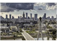 60X40CM WARSZAWSKI PEJZAŻ OBRAZ