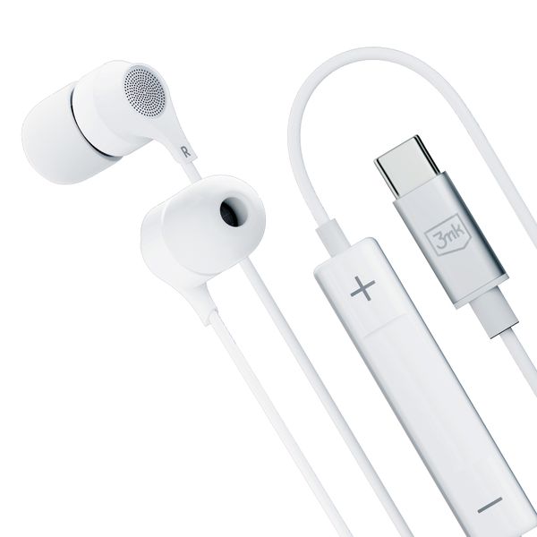 Accessories - 3mk Wired Earphones USB-C zdjęcie 13