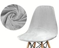 POKROWIEC NA KRZESŁO SKANDYNAWSKIE WELUR PREMIUM AKSAMIT ELASTYCZNY