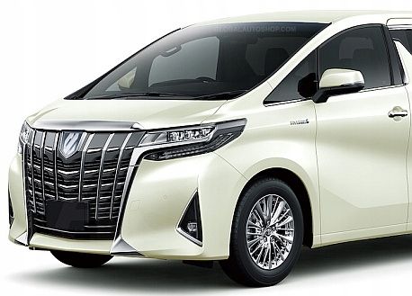 Toyota Alphard - Chromowane Listwy Chrome Grill Atrapy Zderzaka Tuning na Arena.pl