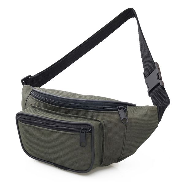 NERKA saszetka biodrówka damska polska N092 khaki zdjęcie 1