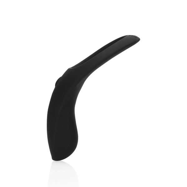 Pointed Vibrating Cock Ring - Licorice Black zdjęcie 7