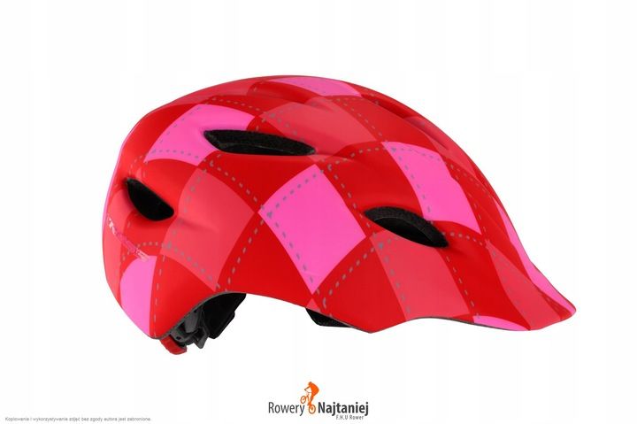 Kask rowerowy KROSS INFANO różowy S (52-56 cm) zdjęcie 4