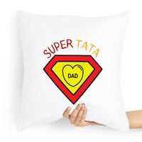 Poduszka Prezent Dla Taty Ojca Super Tata Z Nadrukiem Ze Zdjęciem