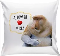 PODUSZKA NOSACZ PREZENT WALENTYNKI ROCZNICĘ DLA ZAKOCHANYCH MĘŻA ŻONY Nos4