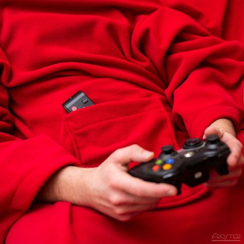 Kocyko-szlafrok - Czerwony na Arena.pl