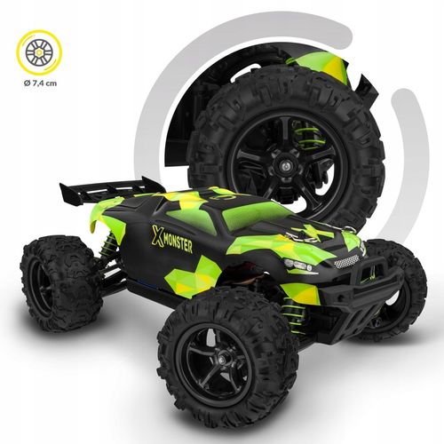 SAMOCHÓD RC AUTO TERENOWY NA PILOTA 4x4 DUŻY AKUMULATOR x 2szt SKALA 1:18 na Arena.pl