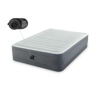 materac dmuchany z pompką 152x203x46cm intex 64906