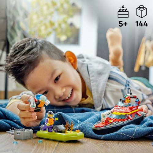 Klocki City 60373 Łódź strażacka na Arena.pl